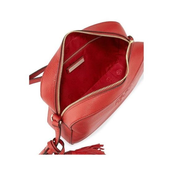 Tory Burch Thea Shoulder Bag in Brilliant Red - Picture 2 of 4